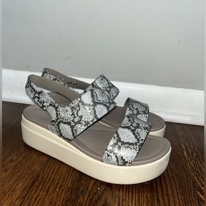 Literide by Crocs platform sandals